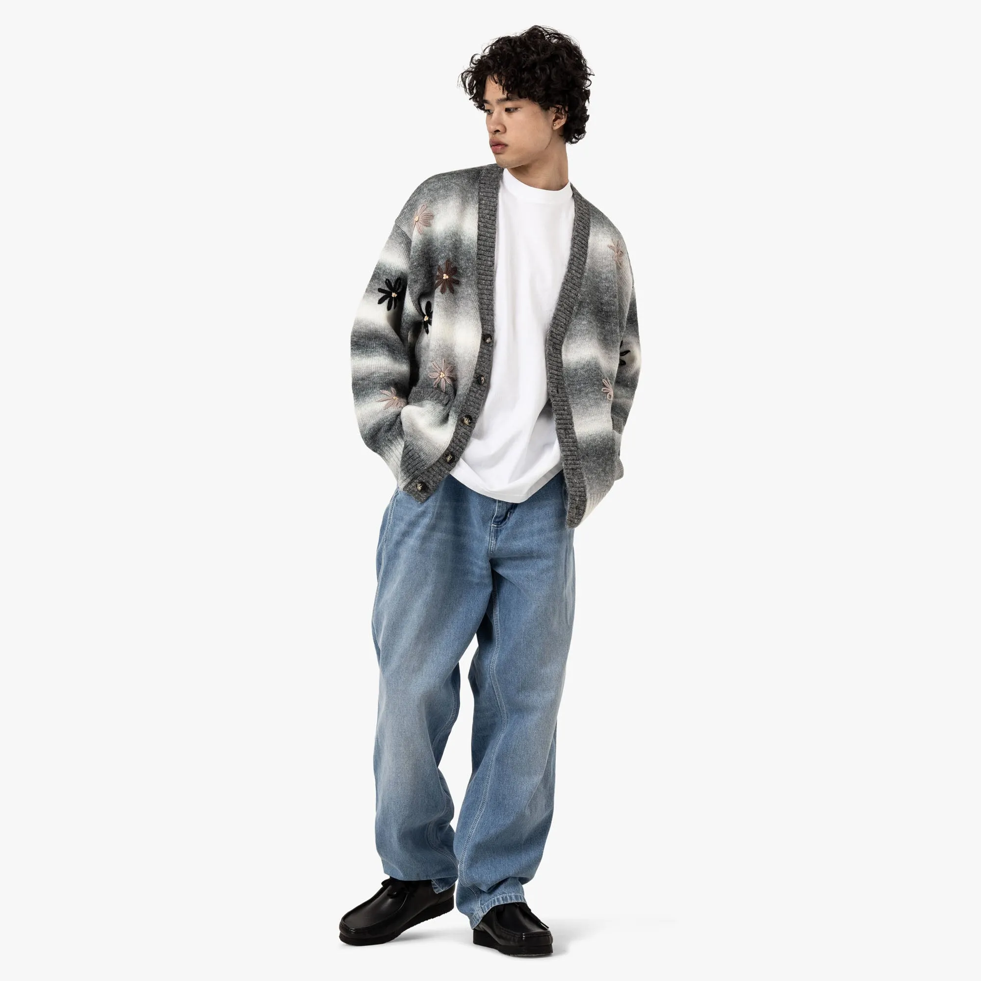 Patta Peace & Love Knitted Cardigan Forged Iron