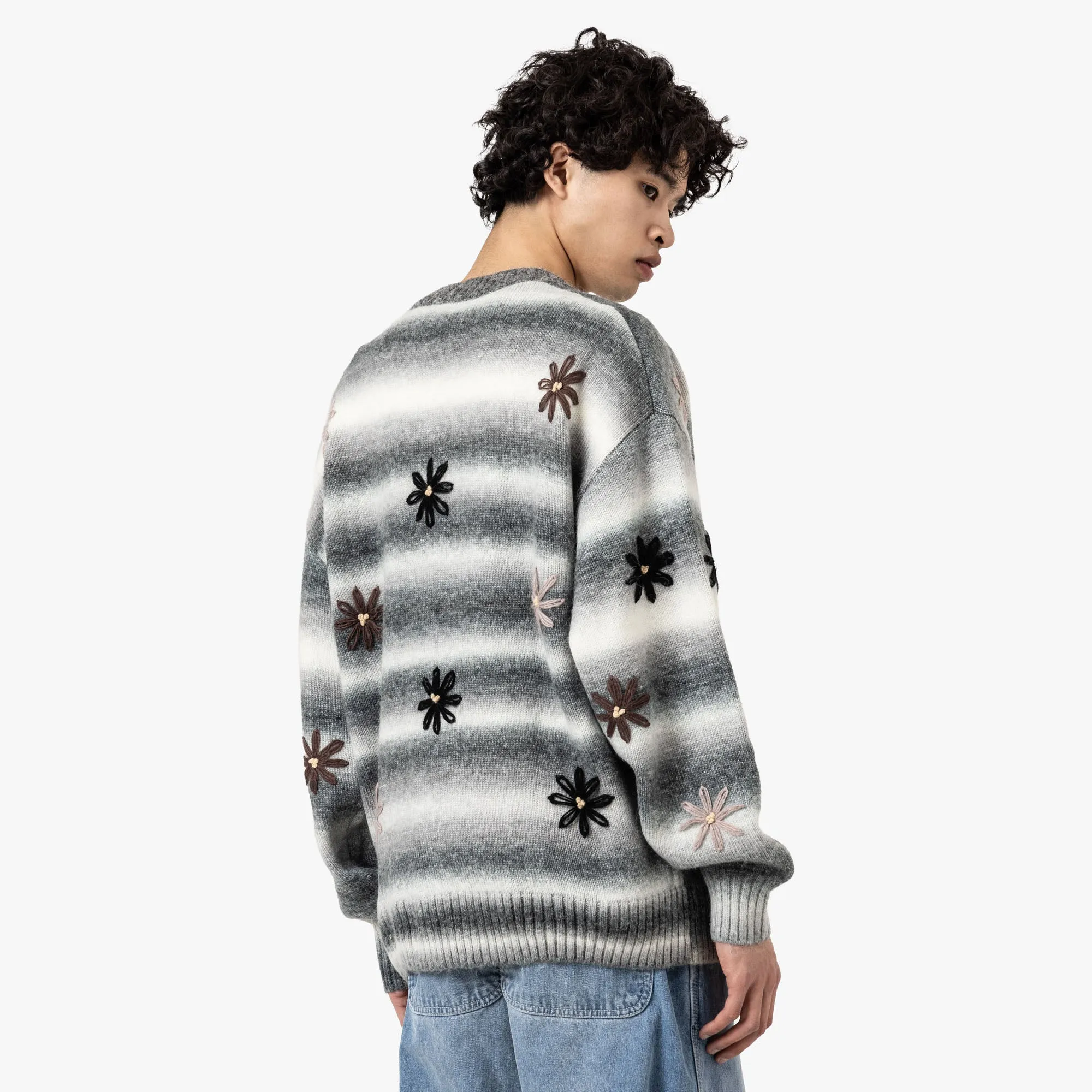 Patta Peace & Love Knitted Cardigan Forged Iron