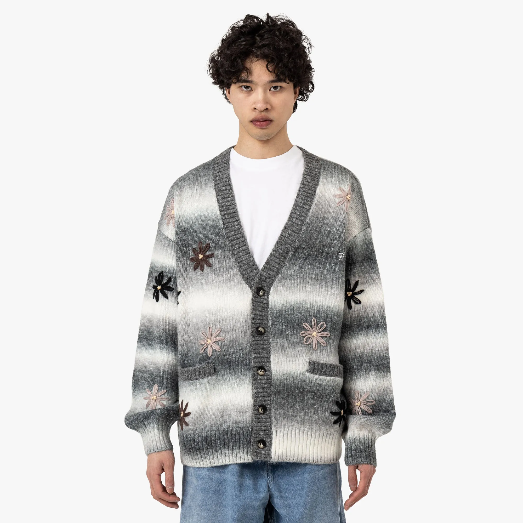Patta Peace & Love Knitted Cardigan Forged Iron