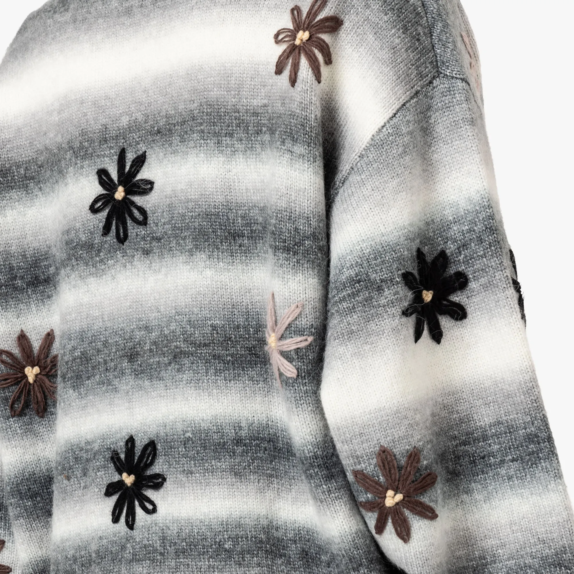 Patta Peace & Love Knitted Cardigan Forged Iron