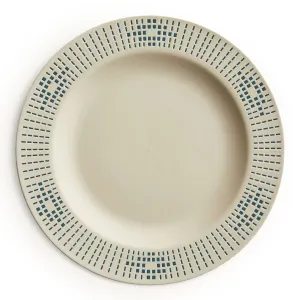 Pendleton 10.5 Inch Plate Set of 4 Beaded Sandshell