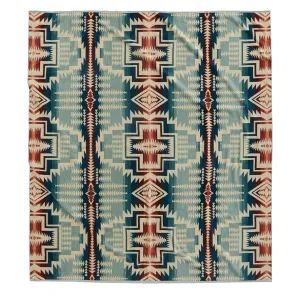 Pendleton Jacquard Towel For Two Silver Blue Harding Star