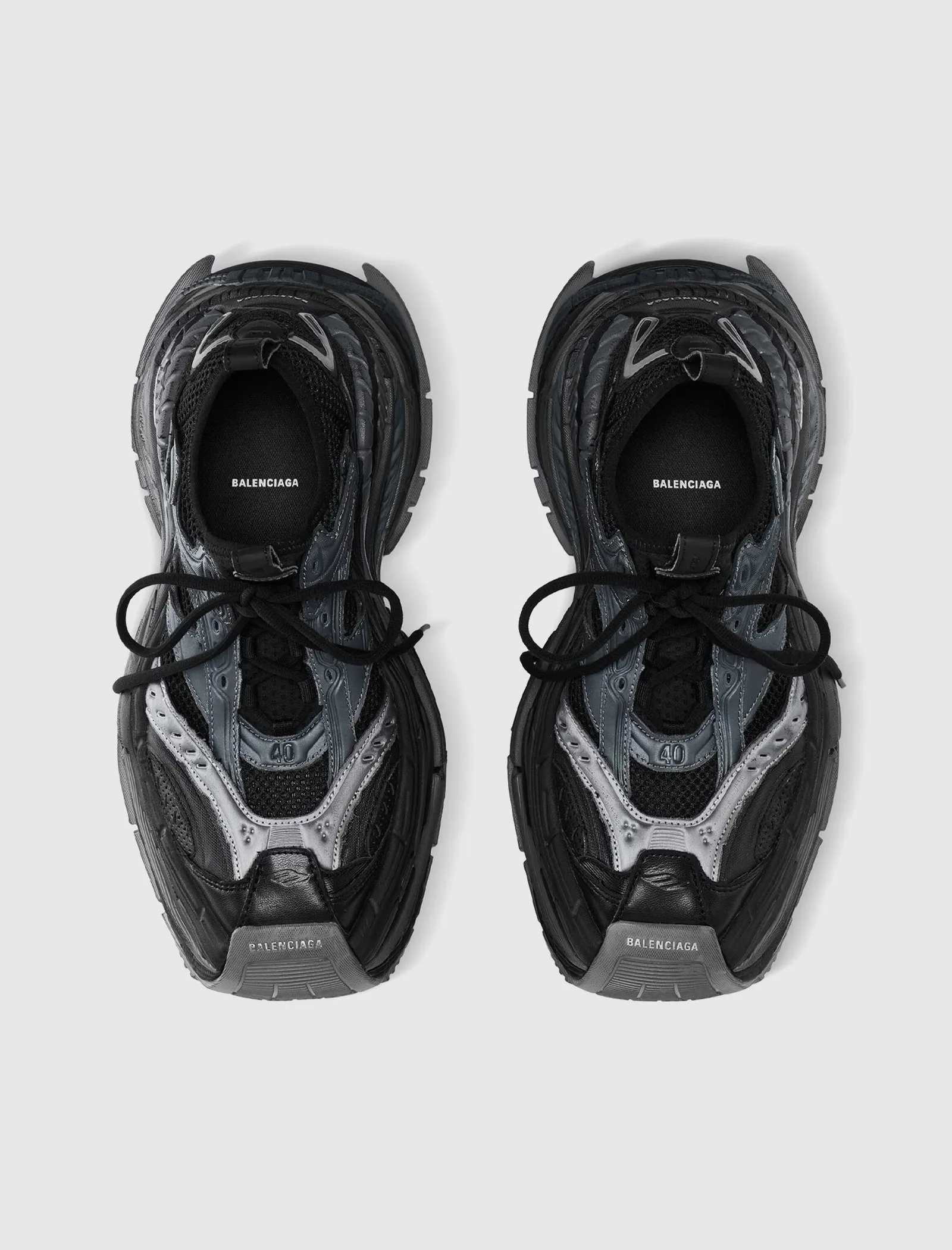 PLATFORM REDUCED SNEAKER "DARK GREY"