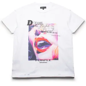 Purple Brand Dreams Tee - White