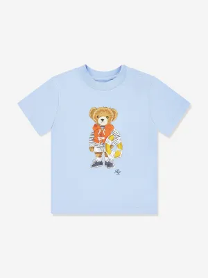Ralph Lauren Baby Boys Bear T-Shirt in Blue