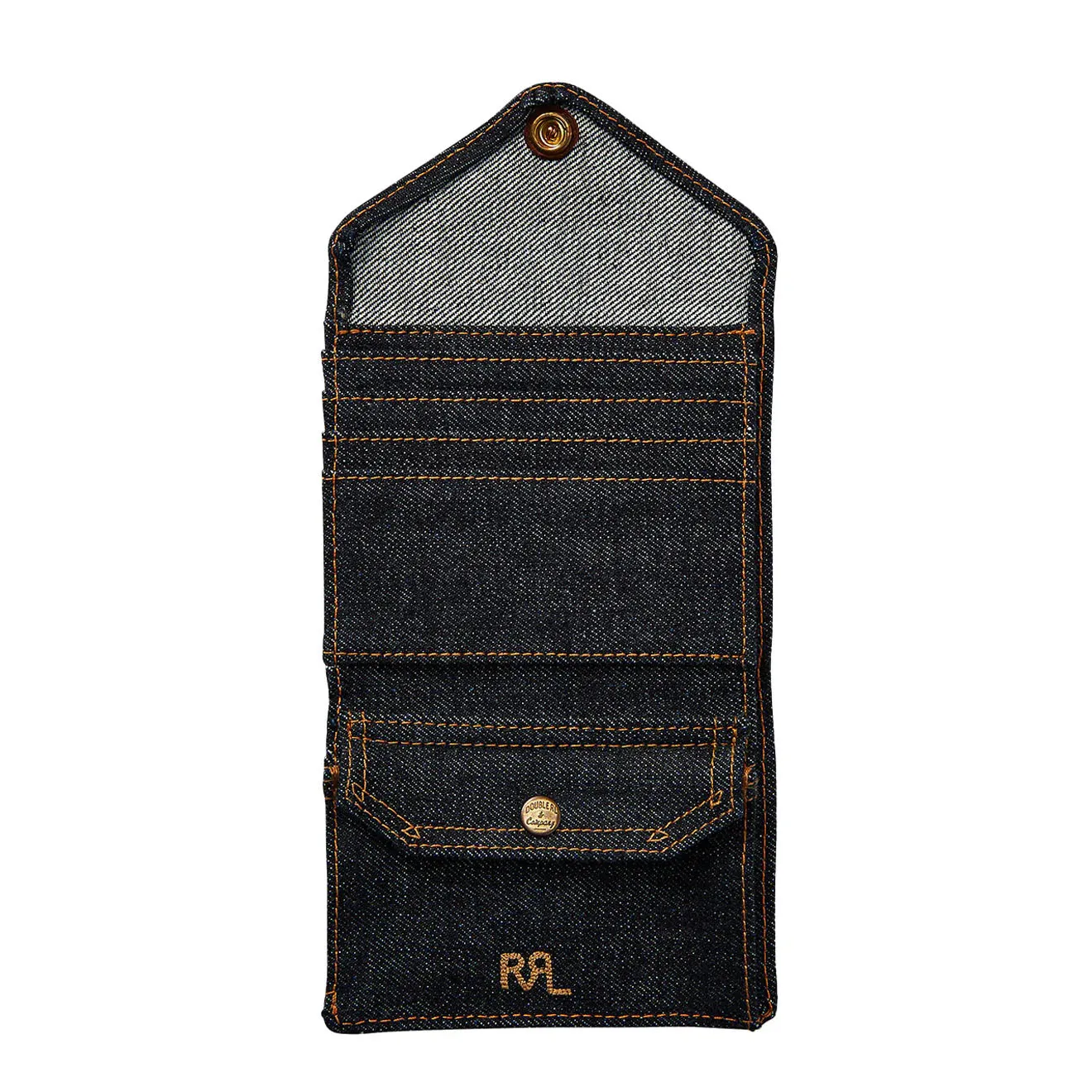 RRL by Ralph Lauren Indigo Denim Envelope Wallet