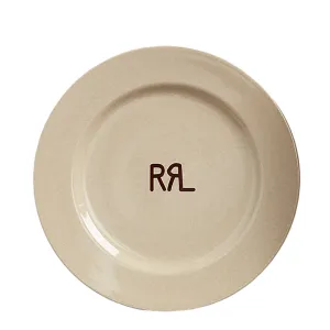 RRL by Ralph Lauren Logo Plate Set Cream / Brown