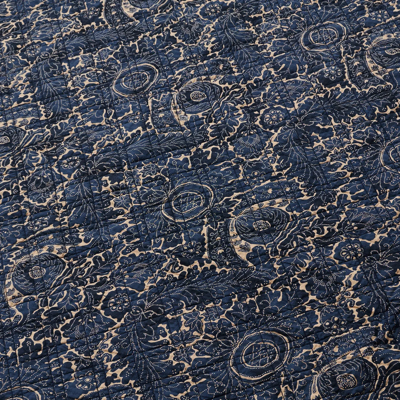 RRL by Ralph Lauren Queen Blanket Indigo / Cream