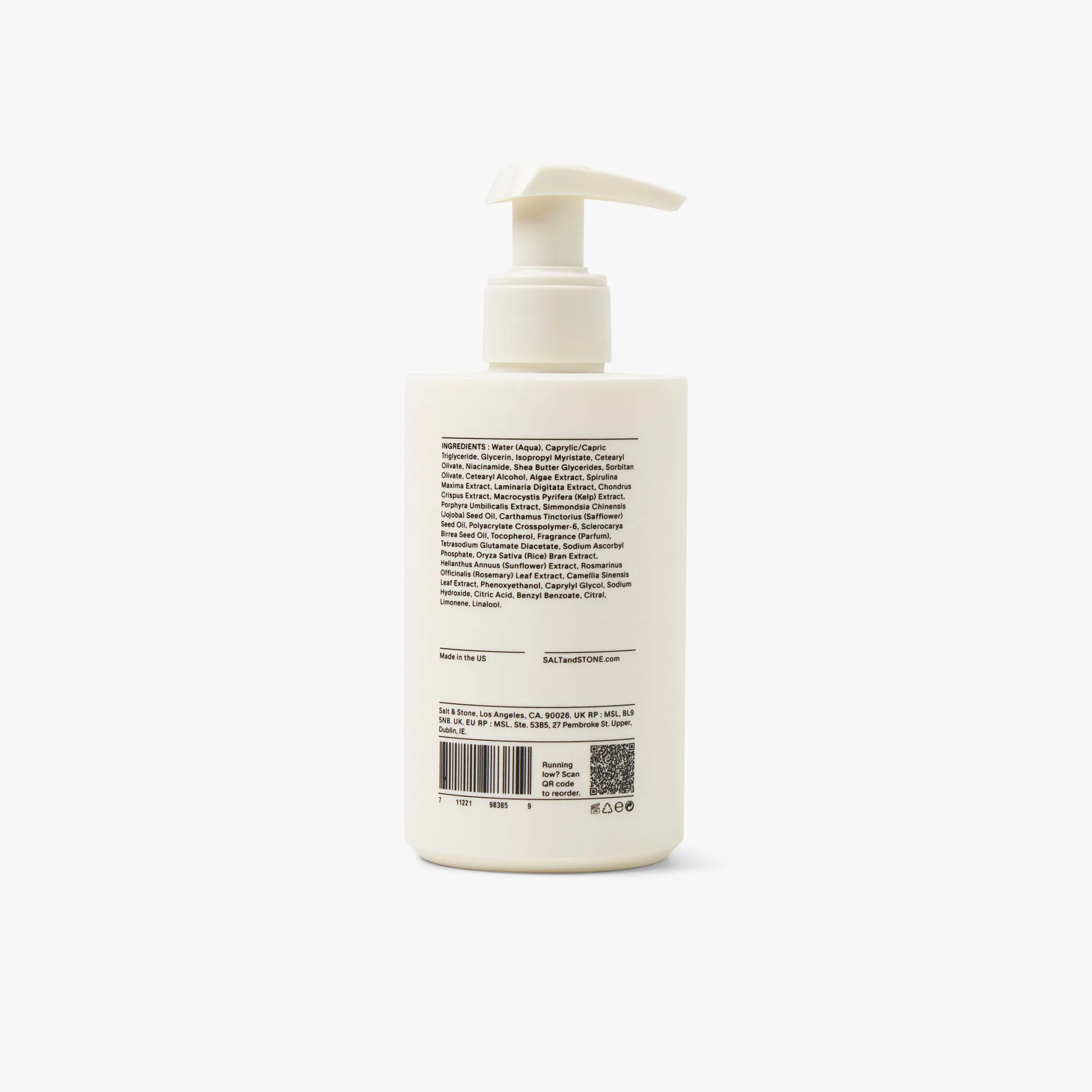 SALT & STONE Body Lotion / Bergamont & Hinoki