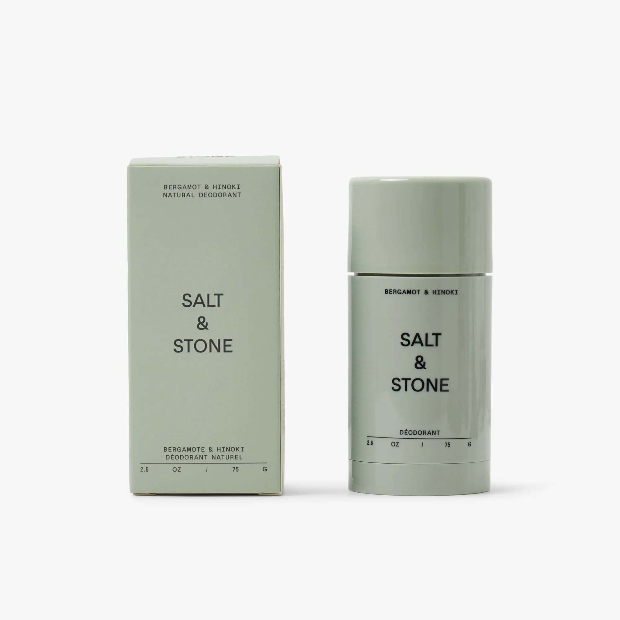 SALT & STONE Natural Deodorant / Bergamot & Hinoki