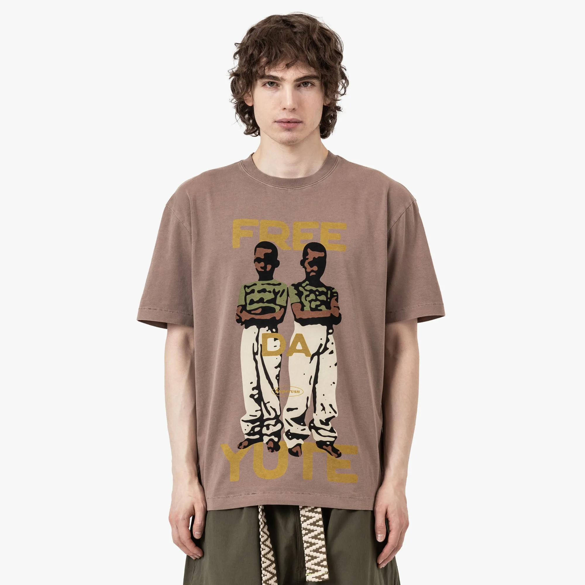 Supervsn Free Da Yute T-Shirt / Aloewood