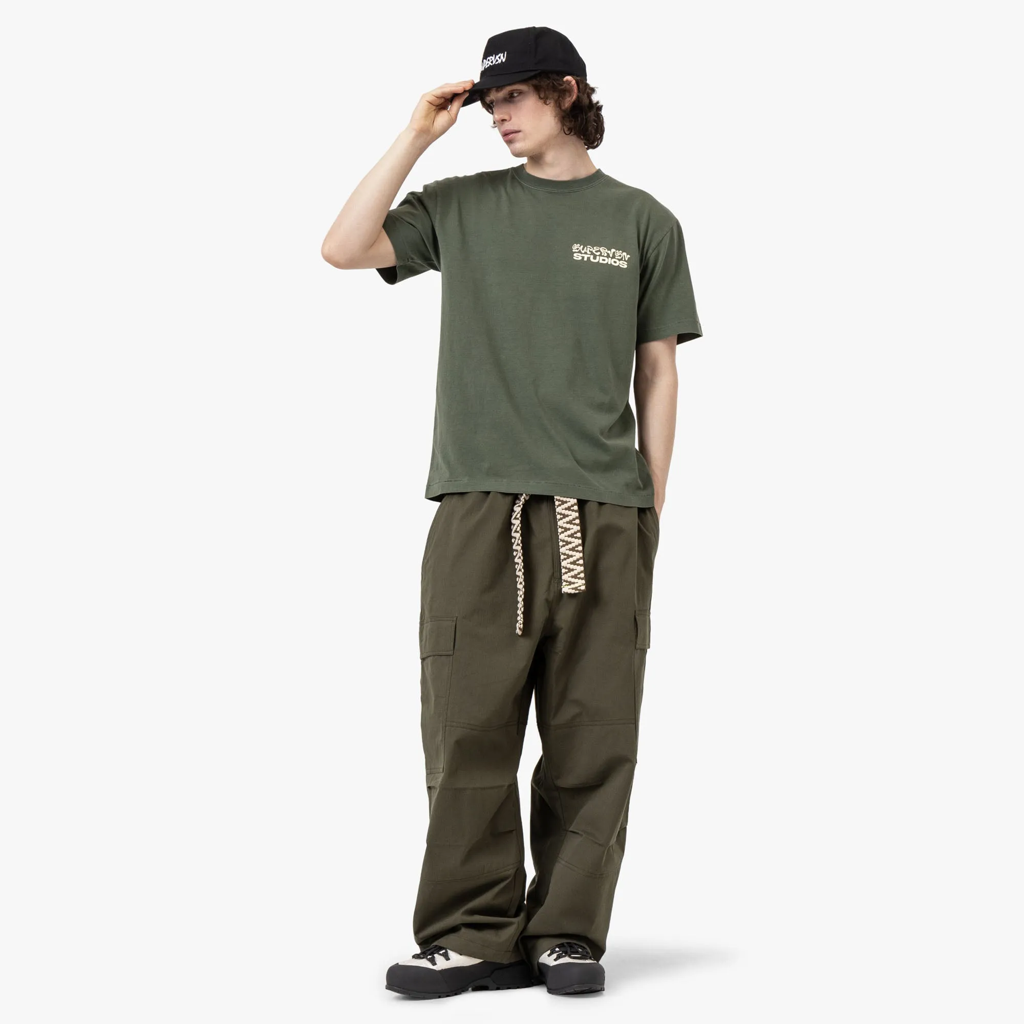 Supervsn Slauson Logo Camp Hat / Black