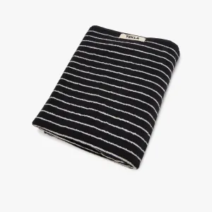 Tekla Bath Towel / Black Stripes