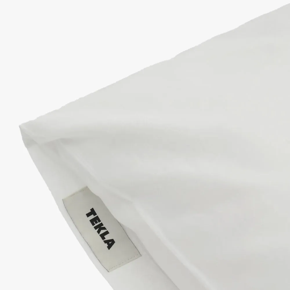 Tekla Cotton Percale Pillowcase / Broken White