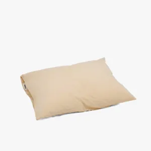 Tekla Cotton Percale Pillowcase / Sand Beige