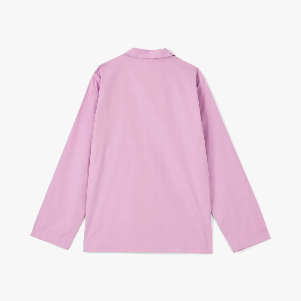 Tekla Poplin Long Sleeve Shirt / Purple Pink