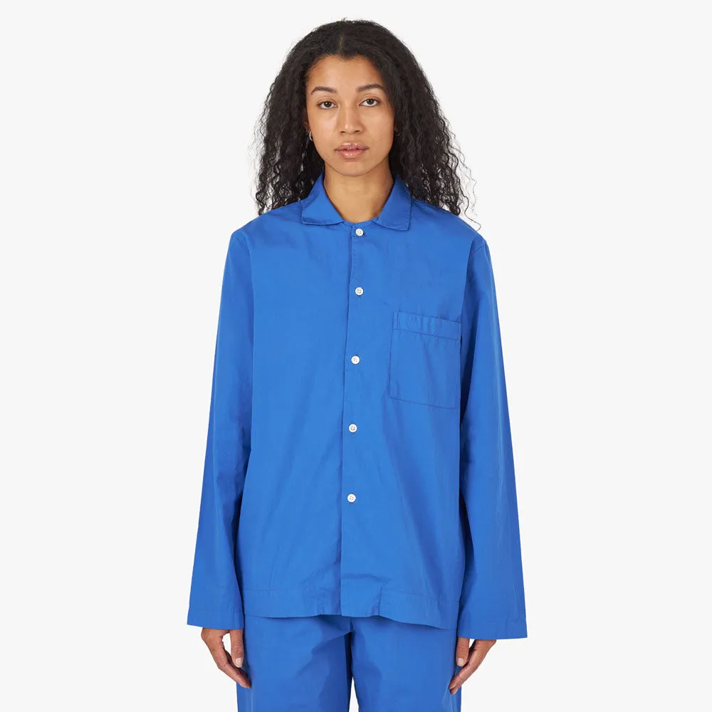 Tekla Poplin Long Sleeve Shirt / Royal Blue