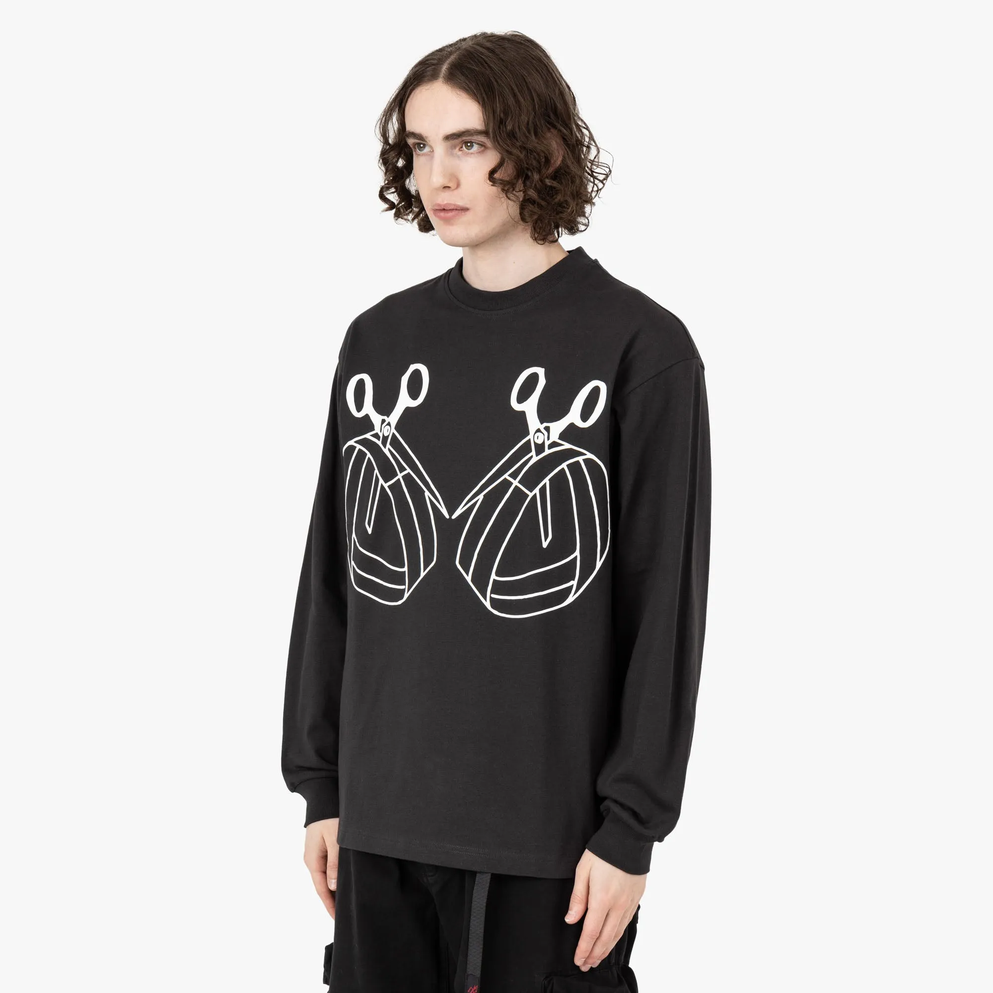 The Trilogy Tapes Mobius Band Longsleeve / Black