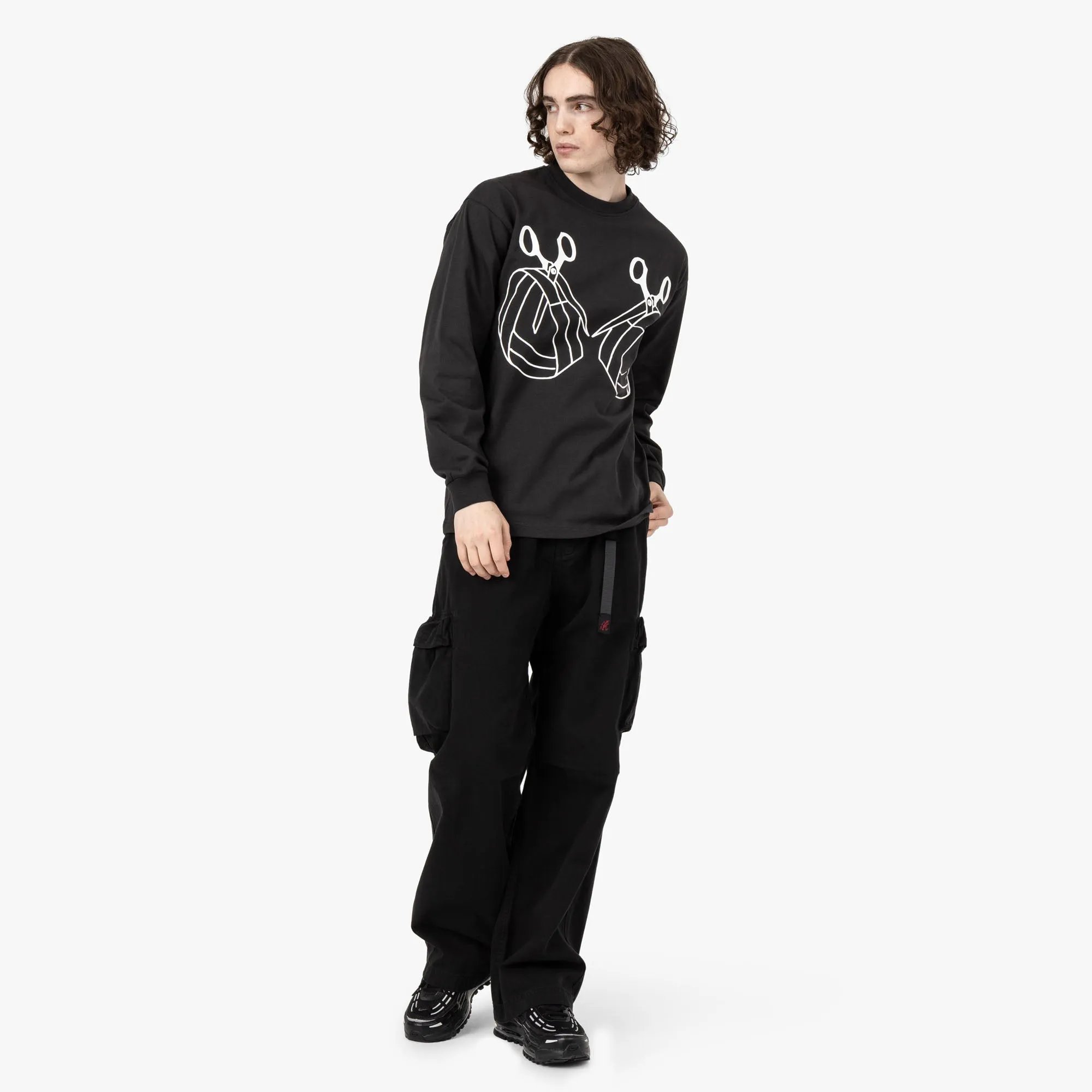 The Trilogy Tapes Mobius Band Longsleeve / Black