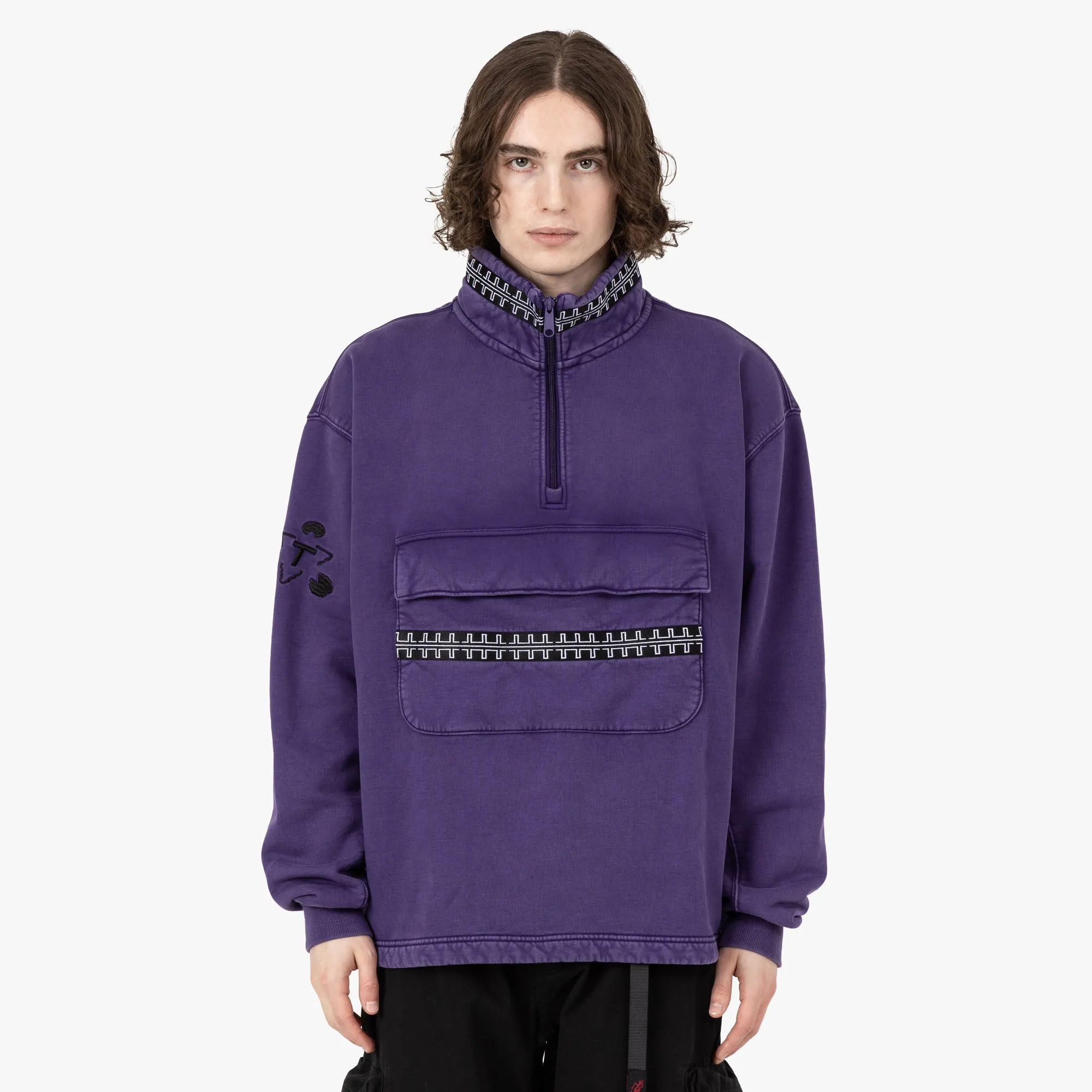 The Trilogy Tapes Pulse Tape Funnel Neck Crew / Purple