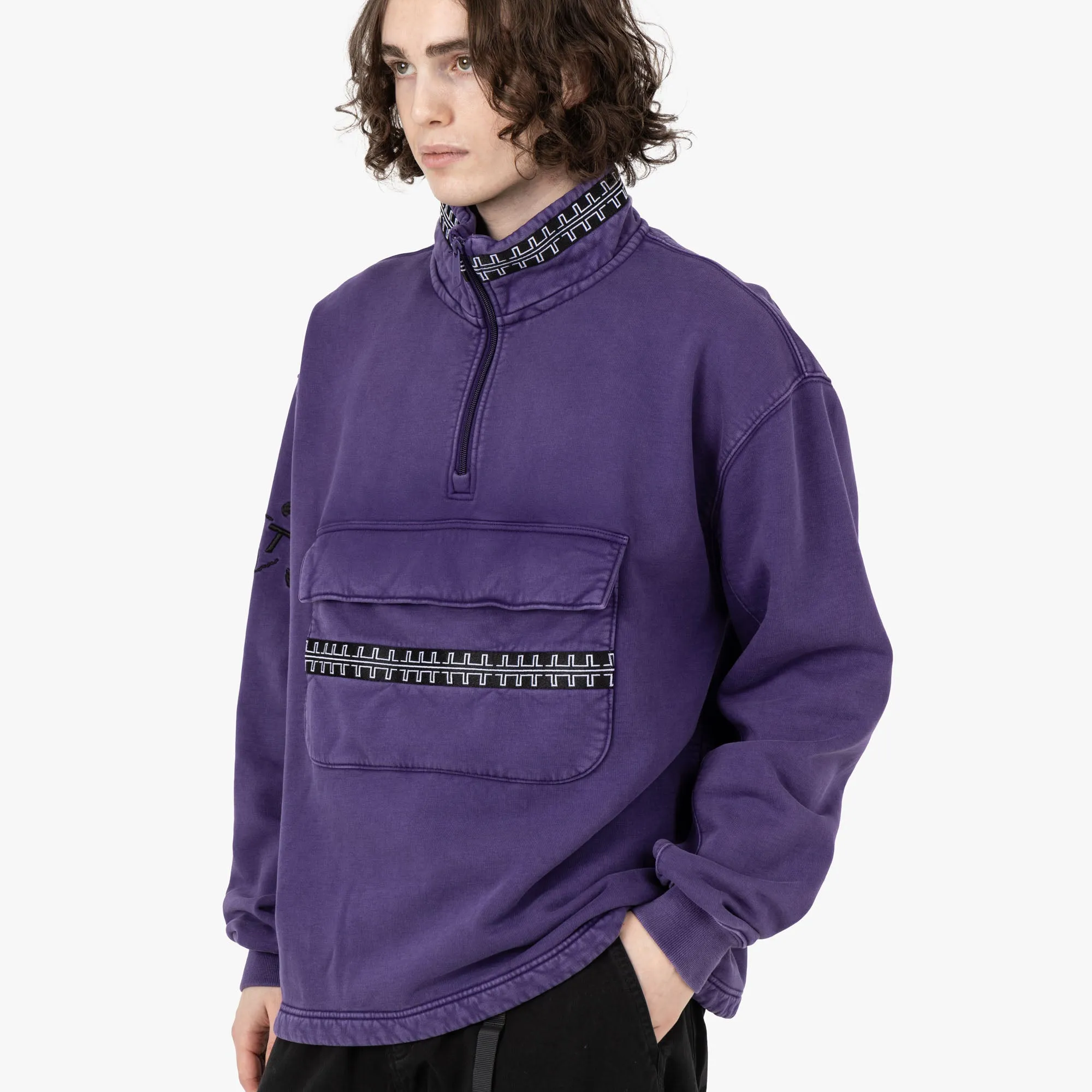 The Trilogy Tapes Pulse Tape Funnel Neck Crew / Purple