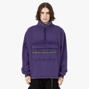 The Trilogy Tapes Pulse Tape Funnel Neck Crew / Purple
