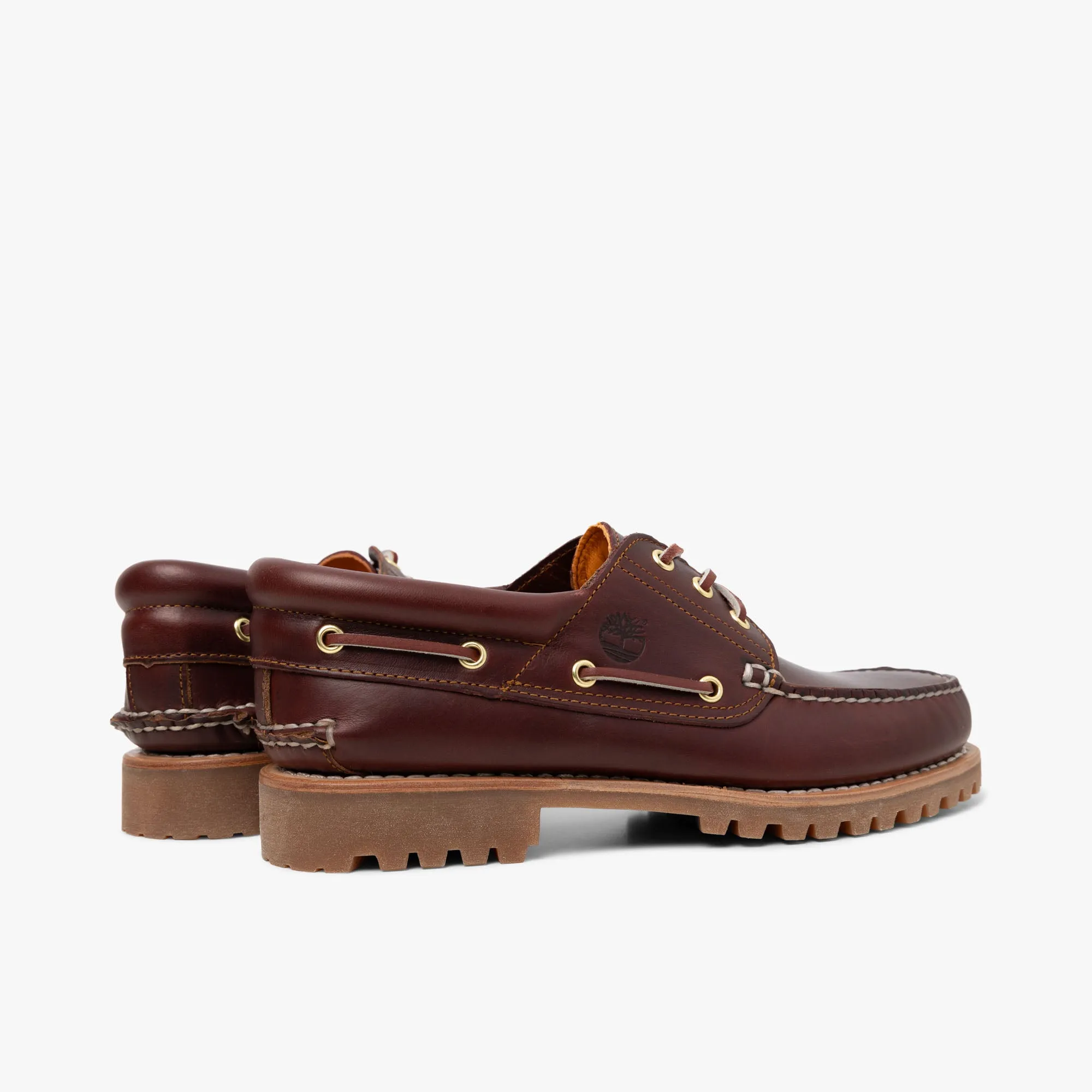 Timberland Authentic 3-Eye Boat Shoe / Burgundy Full Grain