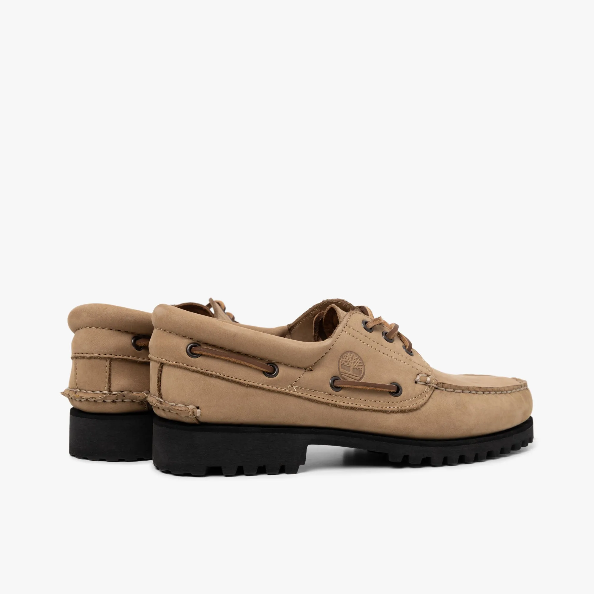 Timberland Authentic 3-Eye Boat Shoe / Taupe Nubuck