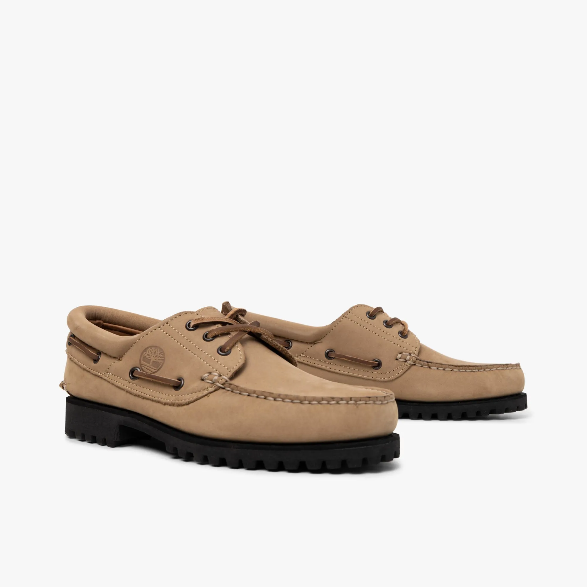 Timberland Authentic 3-Eye Boat Shoe / Taupe Nubuck
