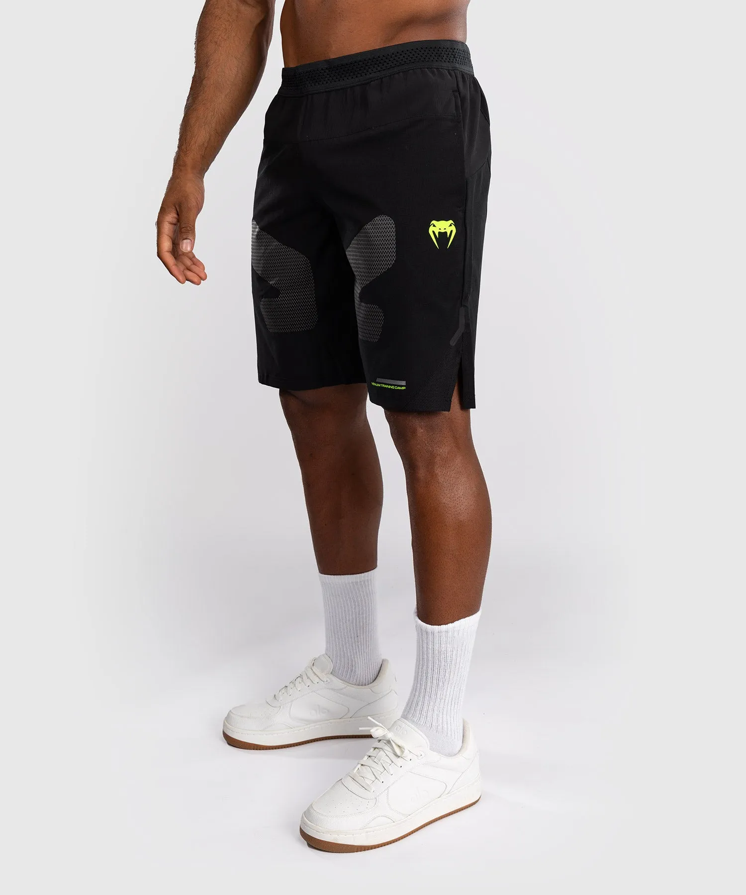 Venum Training Camp 4.0 Training Short - Black/Neon Green