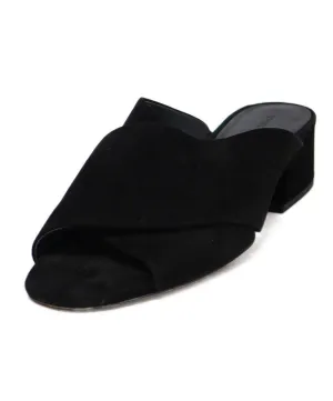 Vince Black Suede Slides sz 10